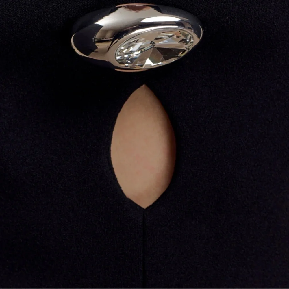 Meshki Michelle Cut Out Maxi Dress - Black - NWT - Picture 5 of 10